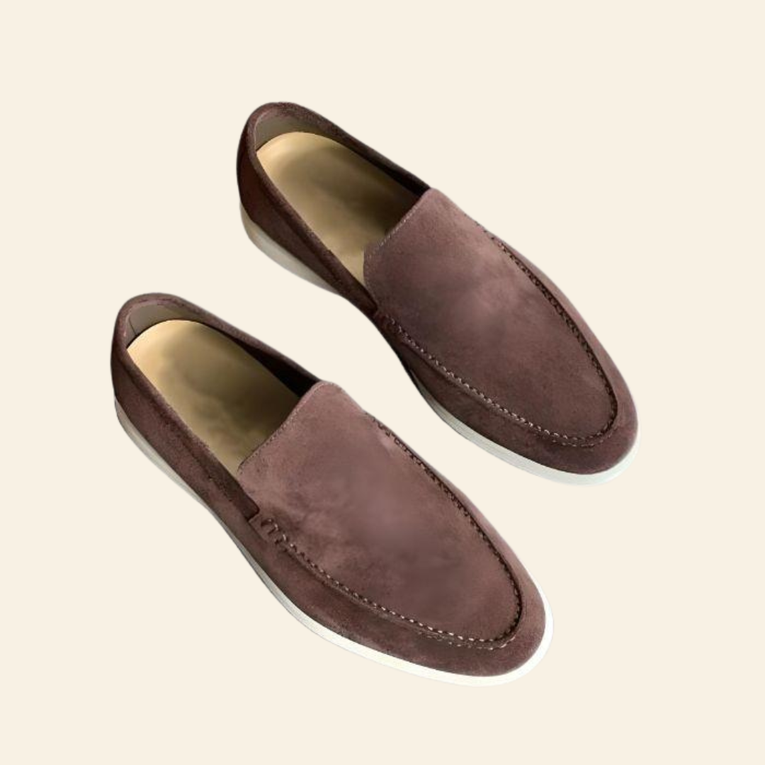 Herren Slipper Wildleder Klassisches Design Komfortabel für Büro und Freizeit 8