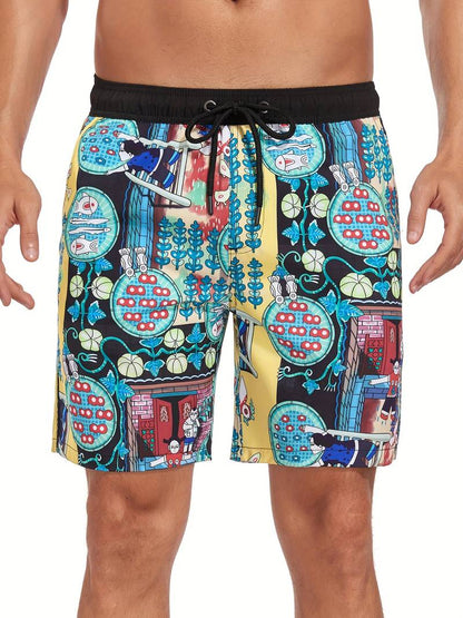 Herren Strandshorts Atmungsaktiv Schnell Trocknend Komfortabel Freizeit 0