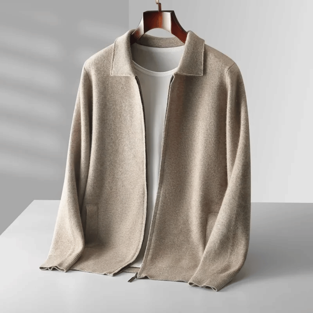Herren Strickjacke Kaschmir Luxuriös Weich Klassisches Design 0