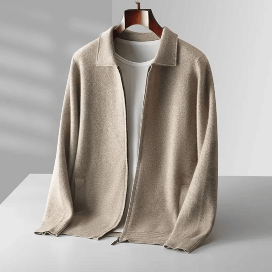 Herren Strickjacke Kaschmir Luxuriös Weich Klassisches Design 0