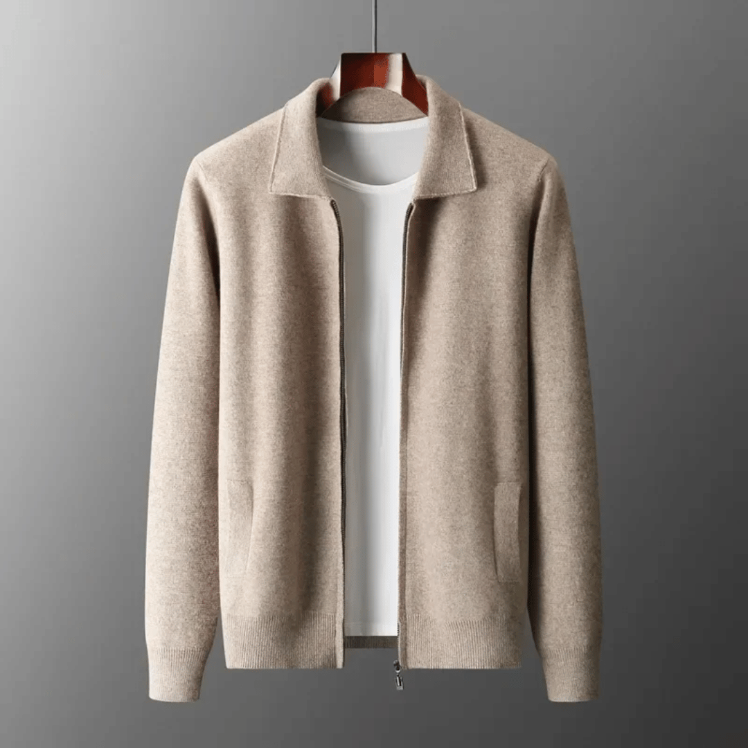 Herren Strickjacke Kaschmir Luxuriös Weich Klassisches Design 1