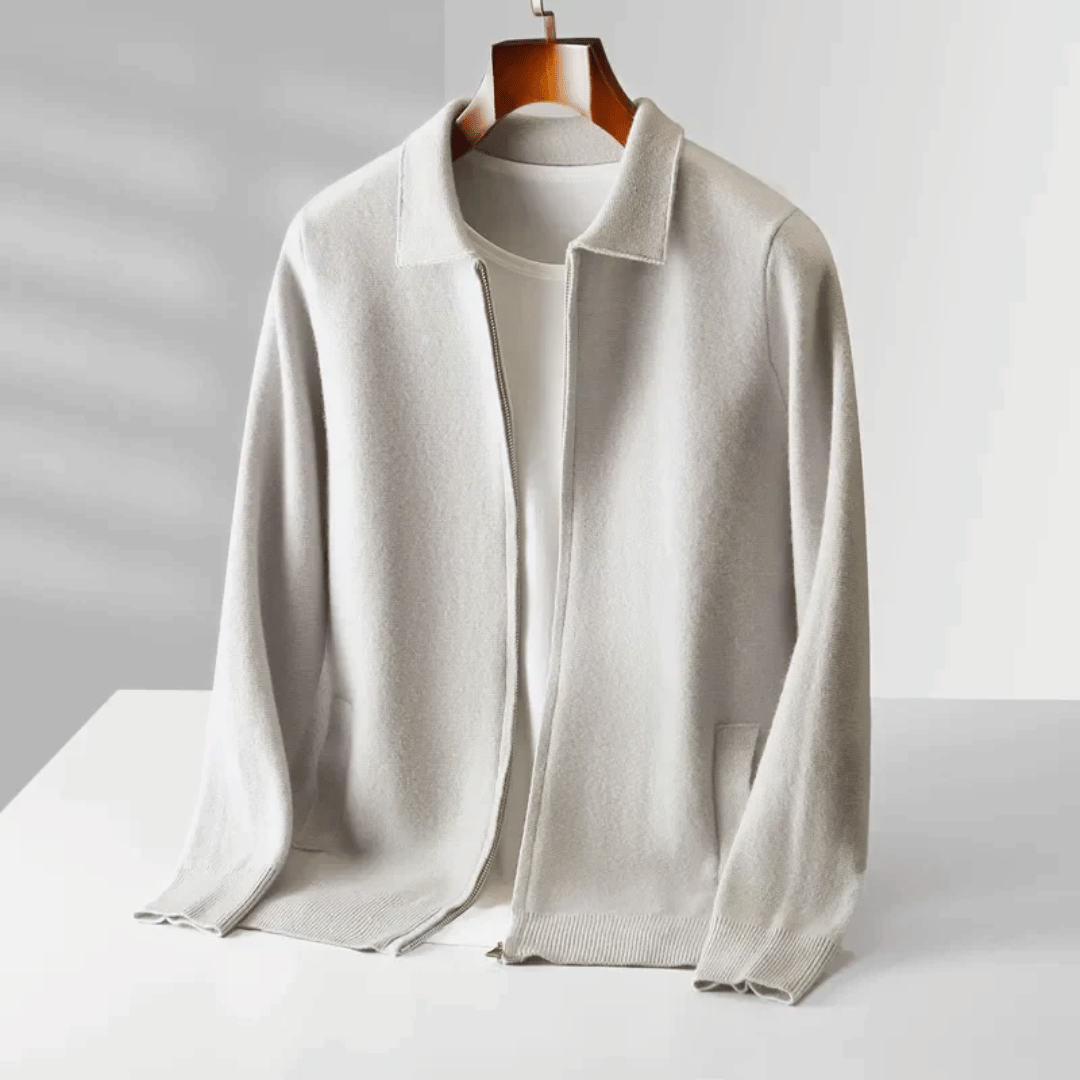 Herren Strickjacke Kaschmir Luxuriös Weich Klassisches Design 2
