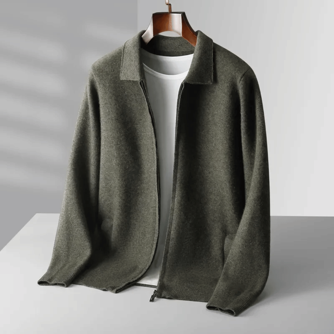 Herren Strickjacke Kaschmir Luxuriös Weich Klassisches Design 3