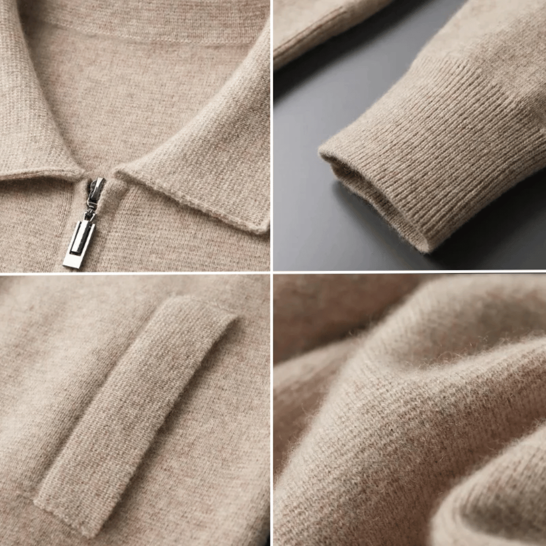 Herren Strickjacke Kaschmir Luxuriös Weich Klassisches Design 6