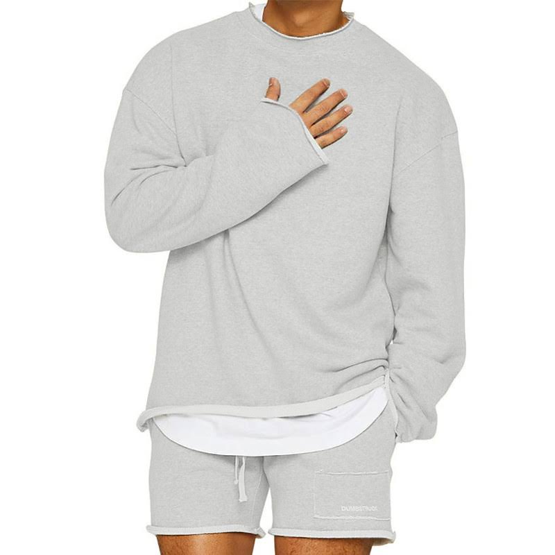 Herren Sweatshirt Bequeme Passform Trendiger Look Baumwolle 2