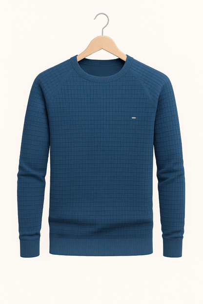 Herren Sweatshirt Lässig Strukturiert Atmungsaktiv 3