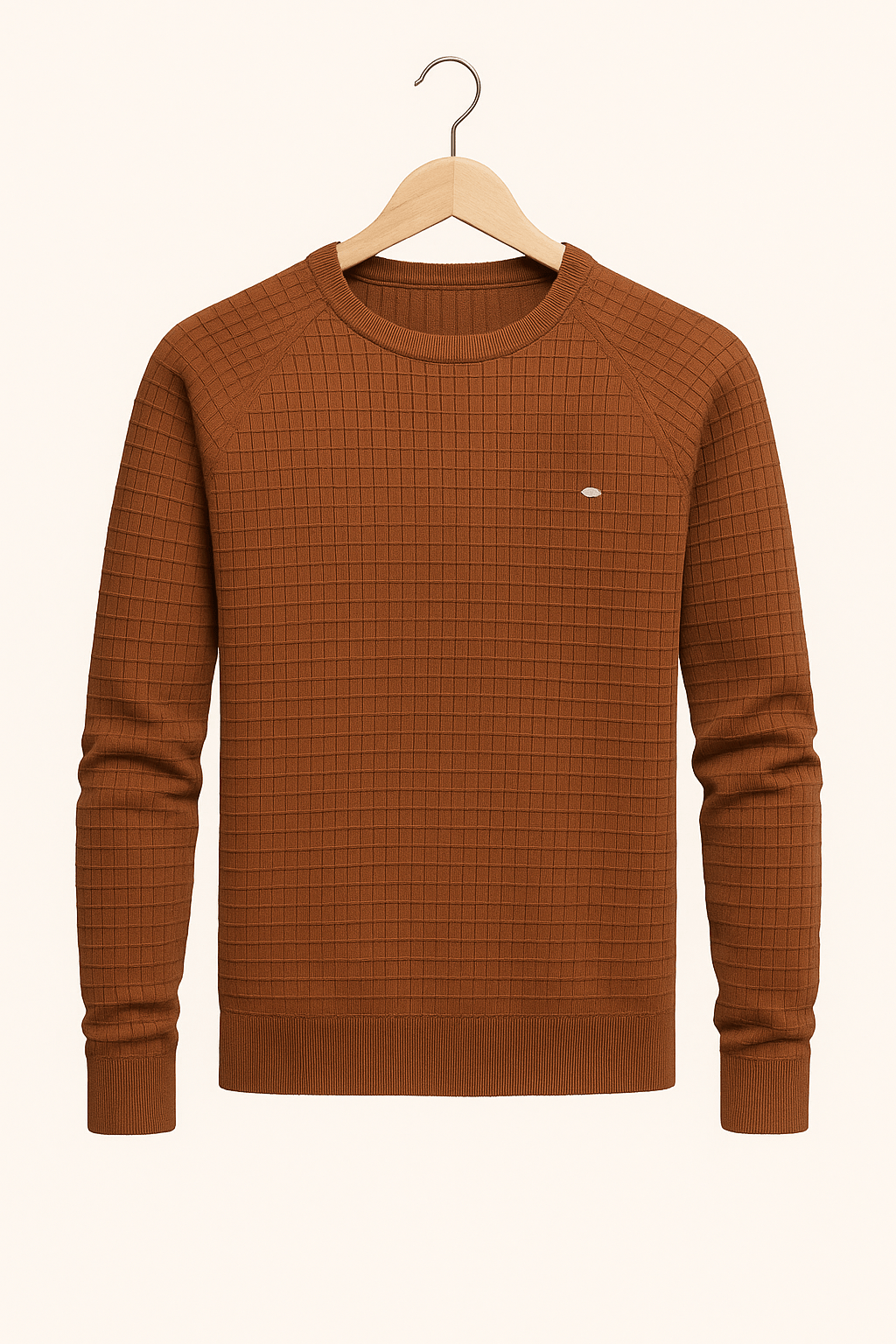 Herren Sweatshirt Lässig Strukturiert Atmungsaktiv 9