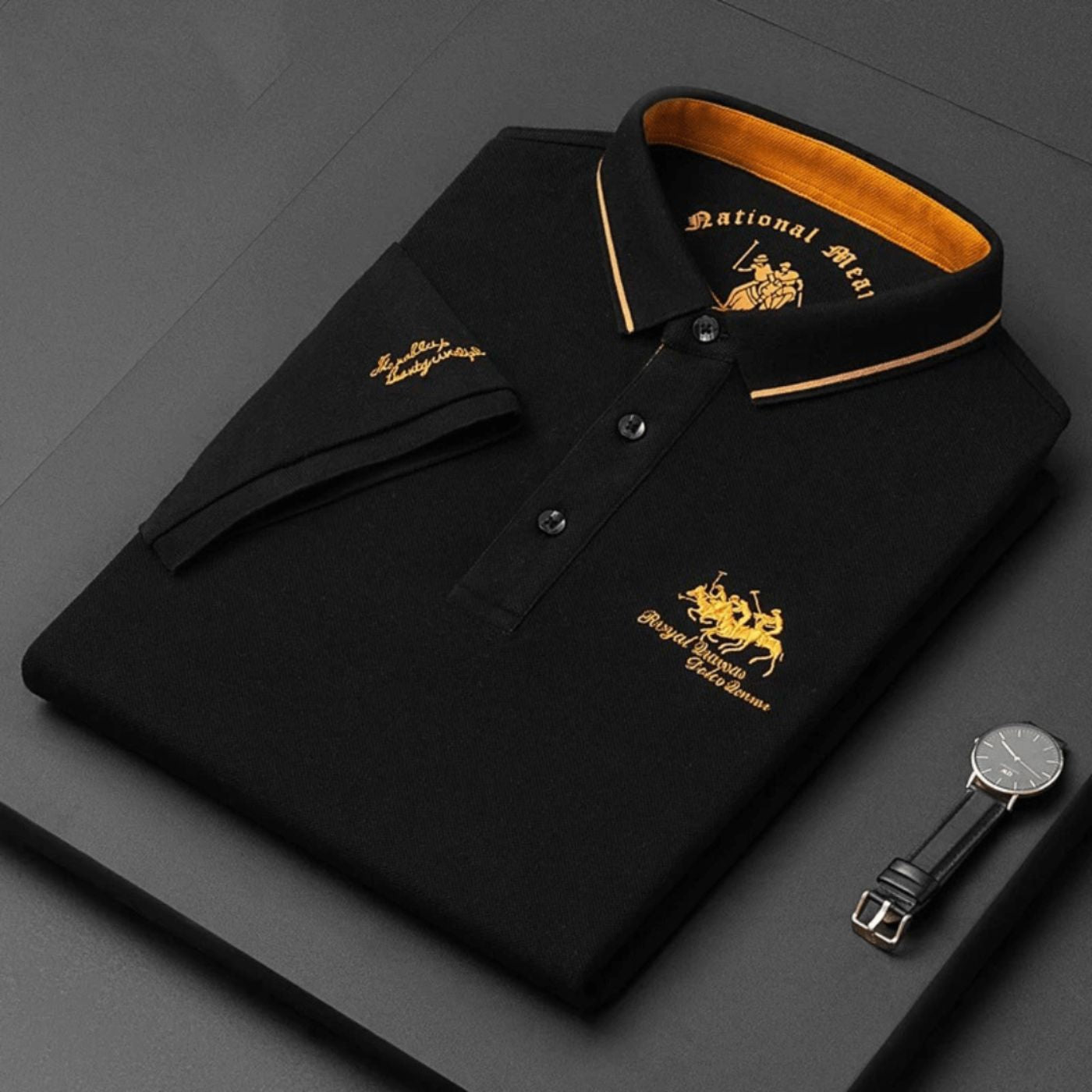 Herren T-Shirt Klassischer Schnitt Atmungsaktive Baumwolle für Männer 3