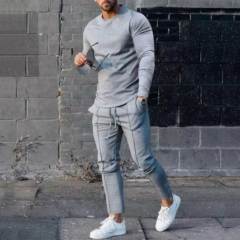 Herren Trainingsanzug Marley Bequem Sportlich Atmungsaktiv für Jogging und Freizeit 0