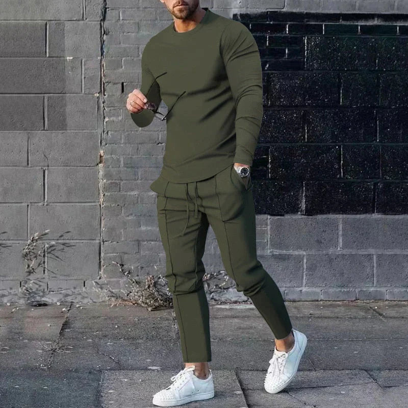 Herren Trainingsanzug Marley Bequem Sportlich Atmungsaktiv für Jogging und Freizeit 4