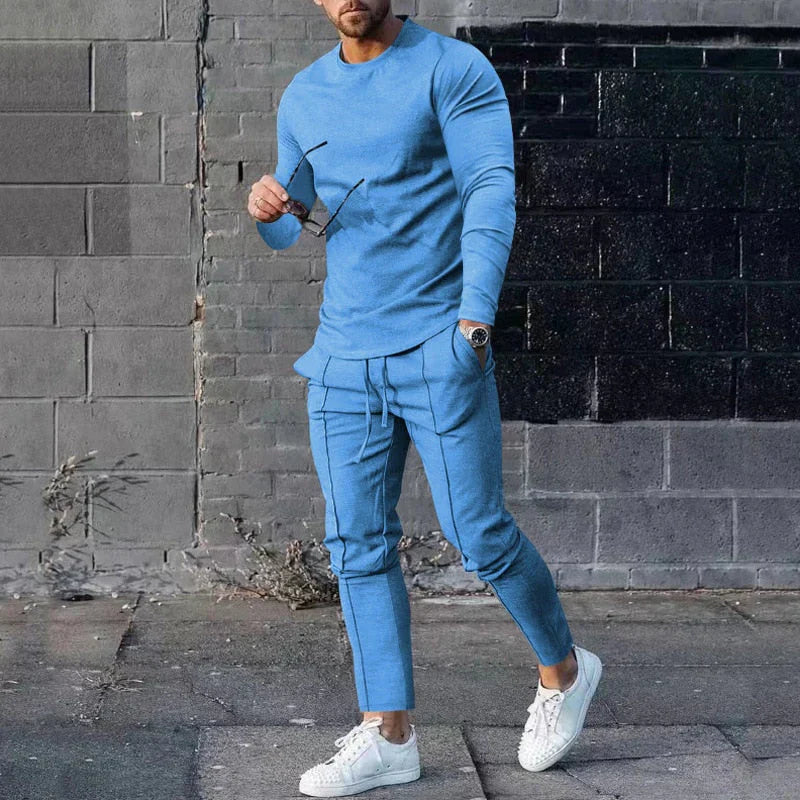 Herren Trainingsanzug Marley Bequem Sportlich Atmungsaktiv für Jogging und Freizeit 5