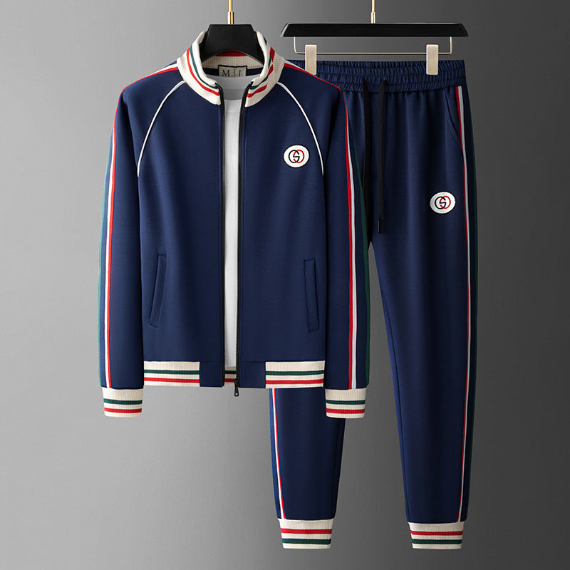 Herren Trainingsanzug Set Atmungsaktiv Ergonomische Passform Sport Freizeit 1