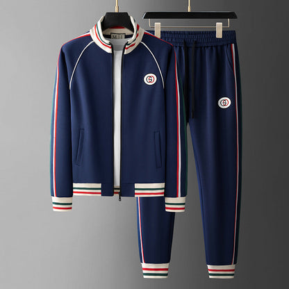 Herren Trainingsanzug Set Atmungsaktiv Ergonomische Passform Sport Freizeit 1