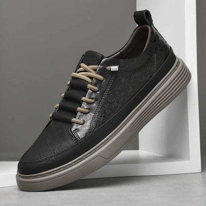 Herren Turnschuhe Bequem Leder Modernes Design 0