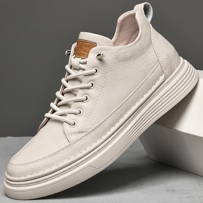 Herren Turnschuhe Bequem Leder Modernes Design 10