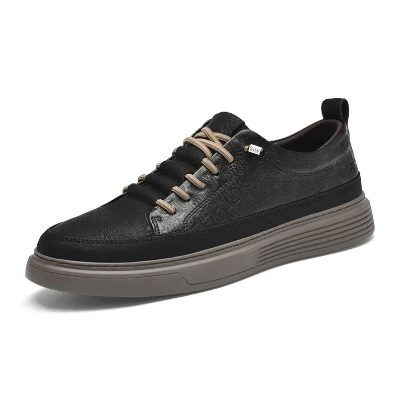 Herren Turnschuhe Bequem Leder Modernes Design 2