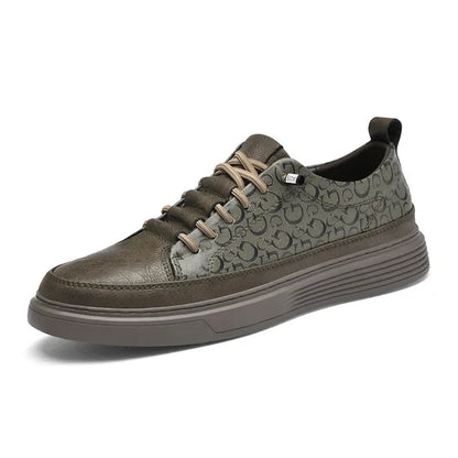 Herren Turnschuhe Bequem Leder Modernes Design 5