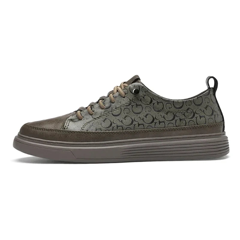 Herren Turnschuhe Bequem Leder Modernes Design 6