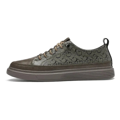 Herren Turnschuhe Bequem Leder Modernes Design 6