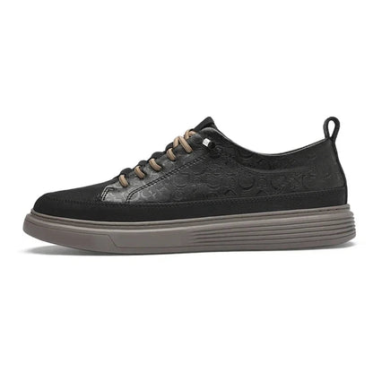 Herren Turnschuhe Bequem Leder Modernes Design 8