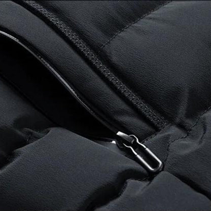 Herren Weste Schwarz Thermoweste Leicht Isoliert für Outdoor Aktivitäten 5