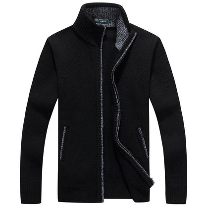Herren Winddichter Pullover mit Innenfutter Strapazierfähig 5