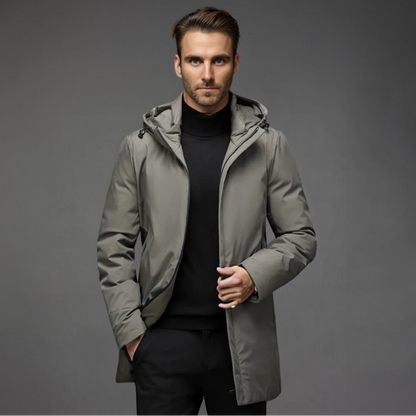 Herren Winter Parka Mantel Wind- und Wasserabweisend Warm 0