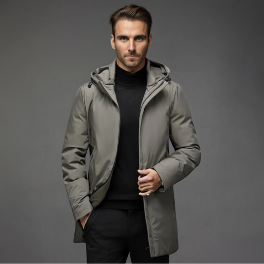 Herren Winter Parka Mantel Wind- und Wasserabweisend Warm 0