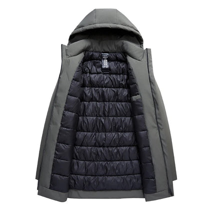 Herren Winter Parka Mantel Wind- und Wasserabweisend Warm 4