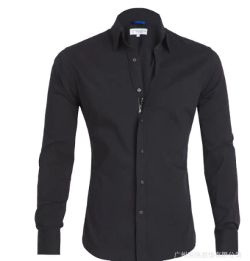 Herren Zip Fit Hemd Modern Slim Fit Hochwertige Materialien 0