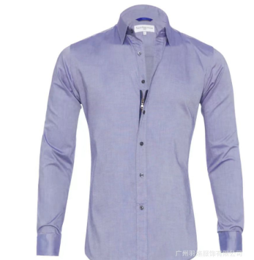 Herren Zip Fit Hemd Modern Slim Fit Hochwertige Materialien 4