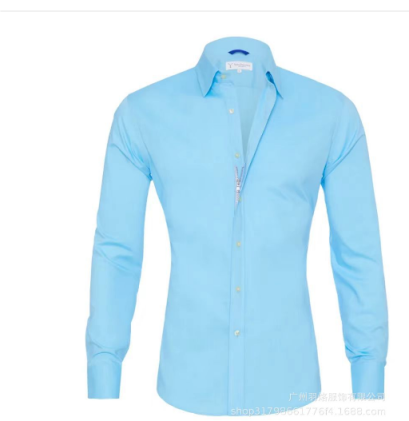 Herren Zip Fit Hemd Modern Slim Fit Hochwertige Materialien 7