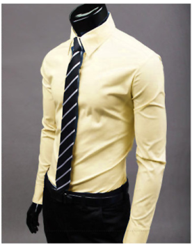 Herrenhemd Klassisch Langarm Eleganter Schnitt Weicher Stoff 2