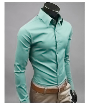 Herrenhemd Klassisch Langarm Eleganter Schnitt Weicher Stoff 5