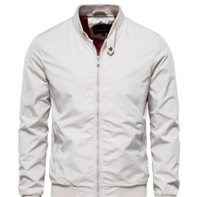 Herrenjacke Bomberjacke Stilvoll Bequem Vielseitig Weiches Material 0