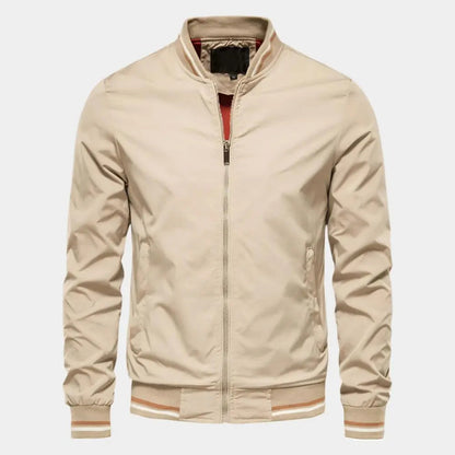 Herrenjacke Bomberjacke Stilvoll Bequem Vielseitig Weiches Material 4