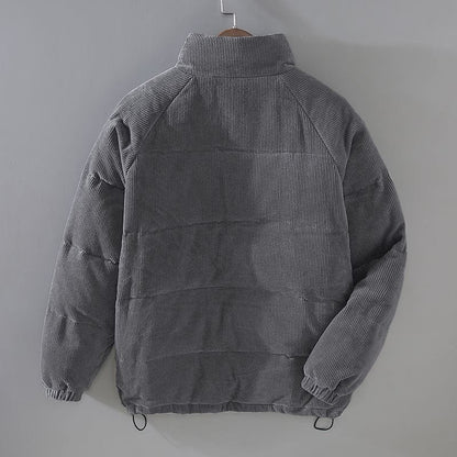 Herrenjacke Gepolstert Klassisch Warm Vielseitig Herbstjacke 2
