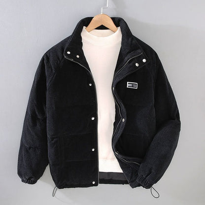 Herrenjacke Gepolstert Klassisch Warm Vielseitig Herbstjacke 3