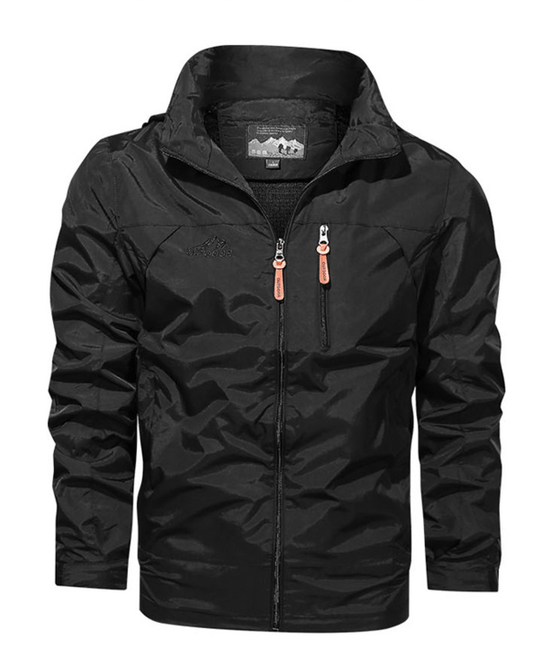 Herrenjacke Outdoor Wasserdicht Leicht Atmungsaktiv für Freizeit und Abenteuer 0