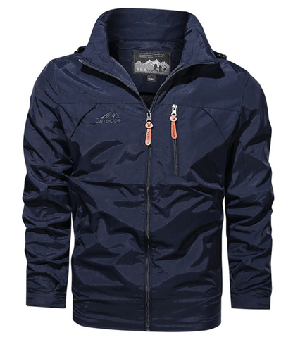 Herrenjacke Outdoor Wasserdicht Leicht Atmungsaktiv für Freizeit und Abenteuer 1