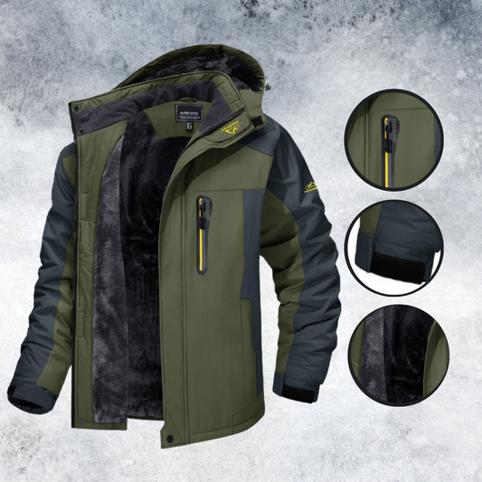 Herrenjacke Winddicht Strapazierfähig Komfortabel Outdoor-Jacke 1