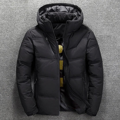 Herrenjacke Winter Daunenjacke Modern Isolierend Leicht 0