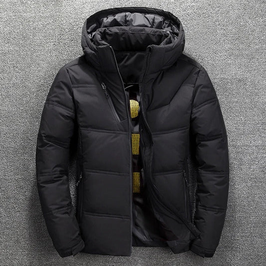 Herrenjacke Winter Daunenjacke Modern Isolierend Leicht 0
