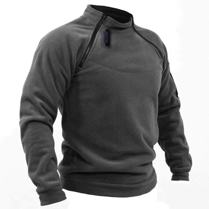 Herrenpullover Fleece Warm Atmungsaktiv für Wintersport und Freizeit 0