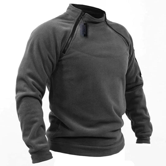 Herrenpullover Fleece Warm Atmungsaktiv für Wintersport und Freizeit 0