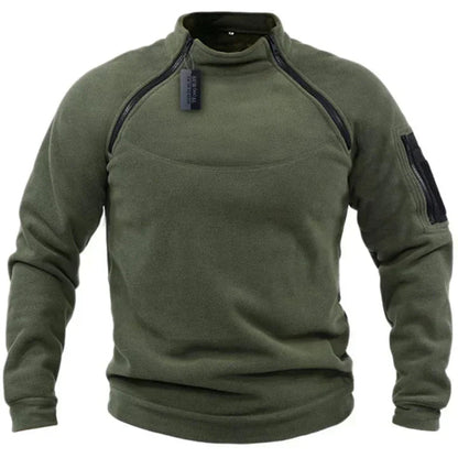 Herrenpullover Fleece Warm Atmungsaktiv für Wintersport und Freizeit 2