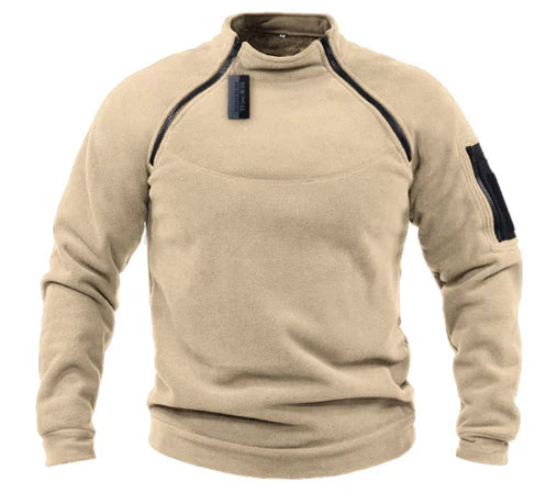 Herrenpullover Fleece Warm Atmungsaktiv für Wintersport und Freizeit 3