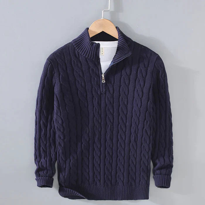 Herrenpullover Klassisch Warm Aus Reiner Wolle Ideal Für Büro Und Freizeit 6