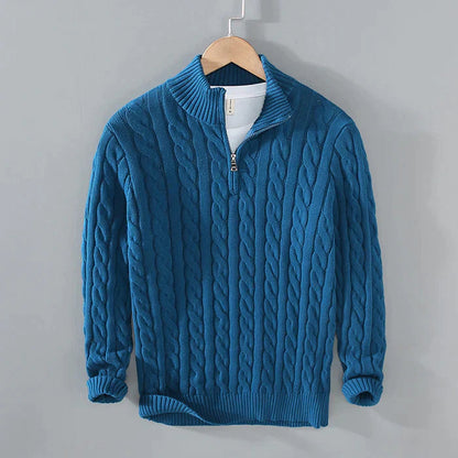 Herrenpullover Klassisch Warm Aus Reiner Wolle Ideal Für Büro Und Freizeit 8
