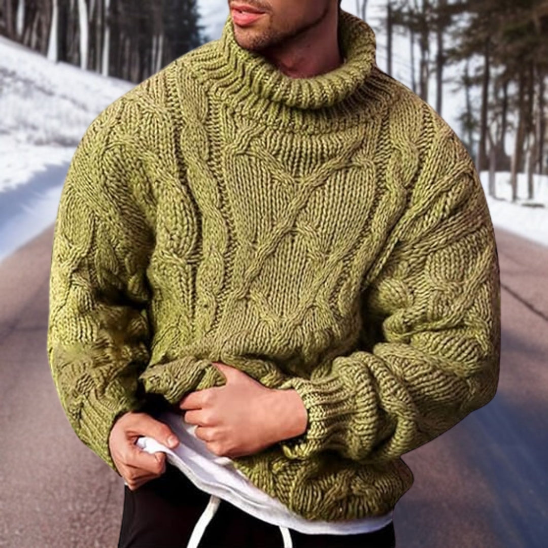 Herrenpullover Modernes Design Warm Strickmaterial 2